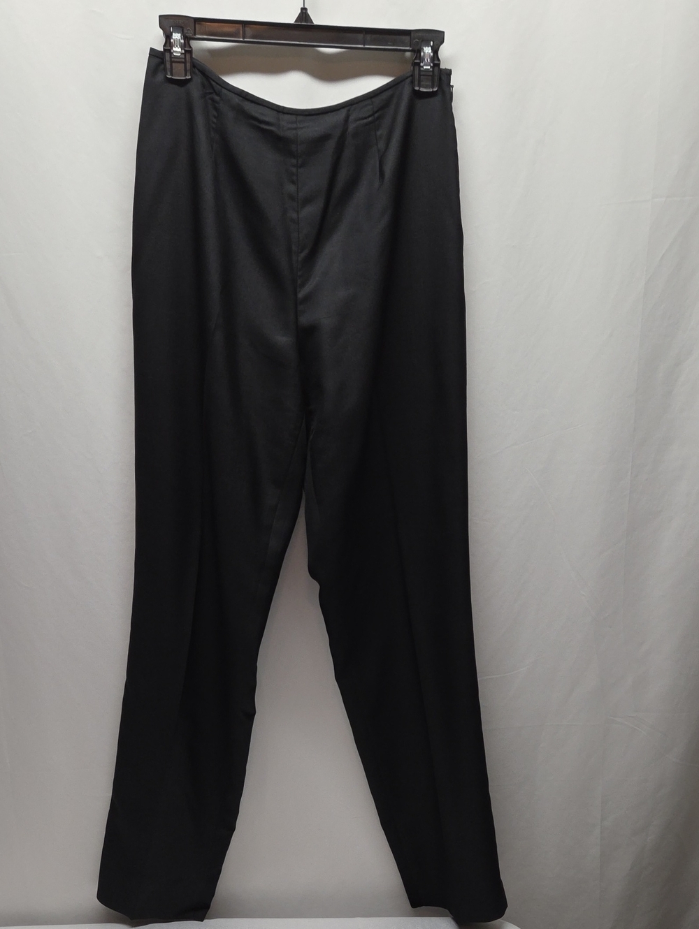 Harold's Black Womens Dress Pants - Tailored Straight Leg Size 6 Silk Lined